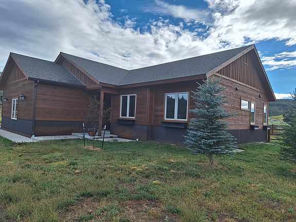 Front and side of house.