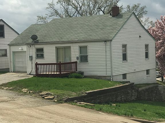 Back alley view and garage