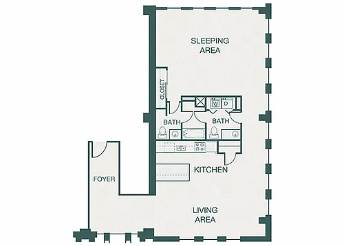 Floor plan A18 (Adolphus)