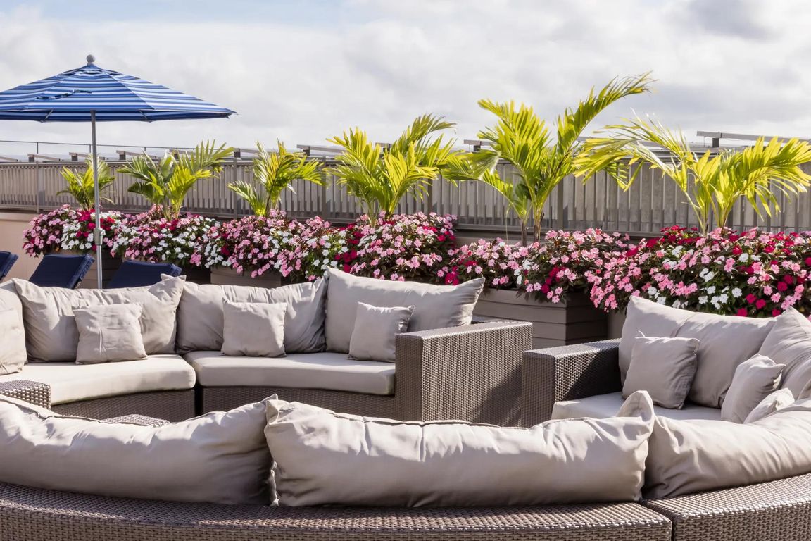 Gather on the rooftop terrace with friends or lounge with a good book on comfortable seating.