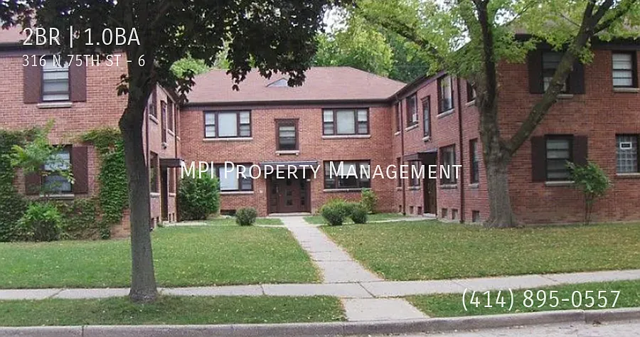 316 N. 75th Street Apt. #6, Milwaukee - 2 Bedroom Upper Apt. — Photo 1