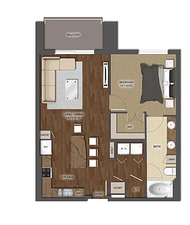 Floor plan A14-R