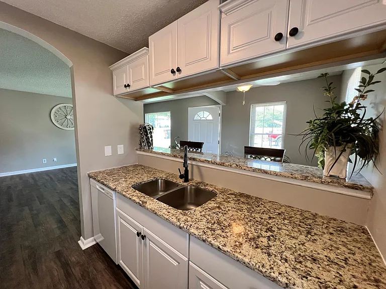 All granite Kitchen Countertops.