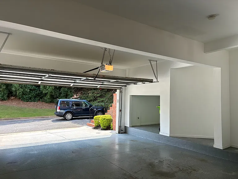 Front end of the 3 car Garage