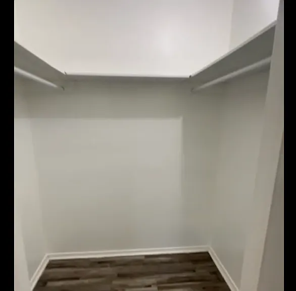 2 Large walk in closets