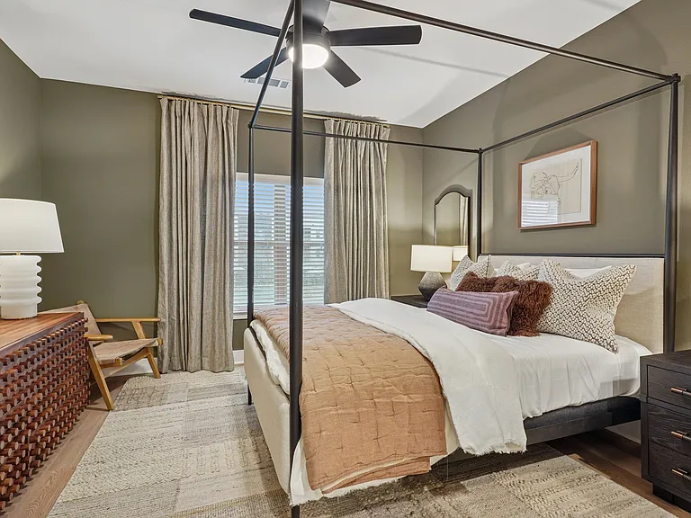 Bedroom with Window and Walk-in Closet