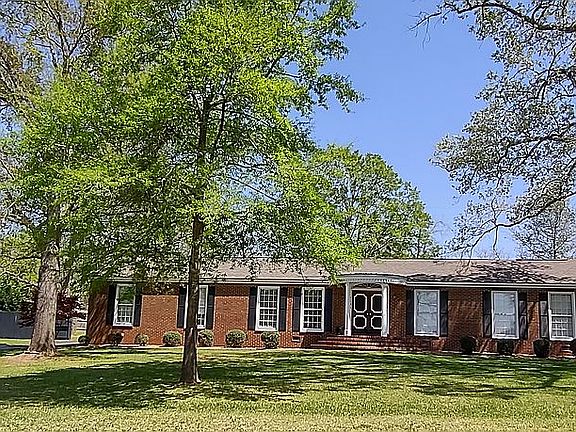 Front view of home in spring