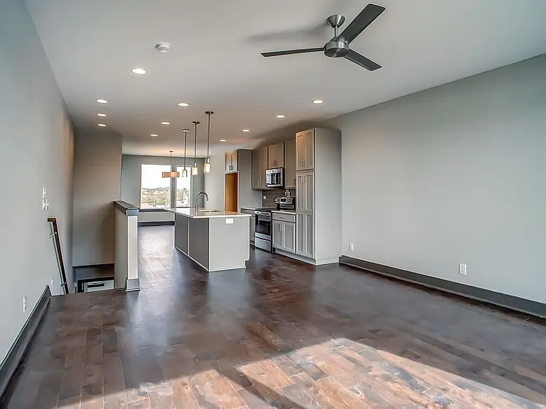 original unfurnished top floor