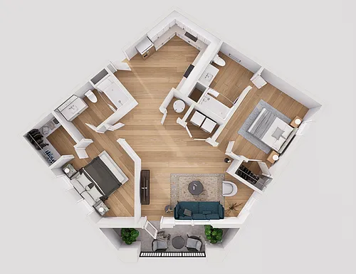 Floor plan B1HC