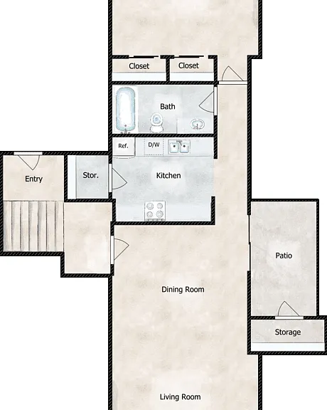 Andrew Floorplan Diagram