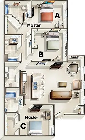 C2 Floor Plan C2 Floor Plan