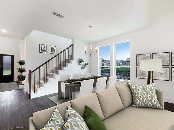 family room dining area