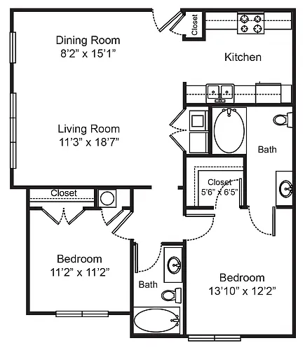 Floor plan THE HAMPTON DELUXE