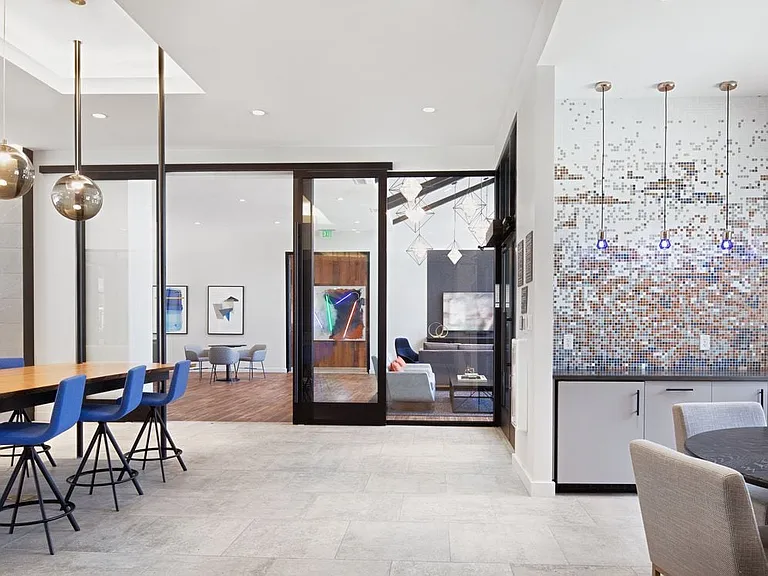Resident lounge and leasing office entrance