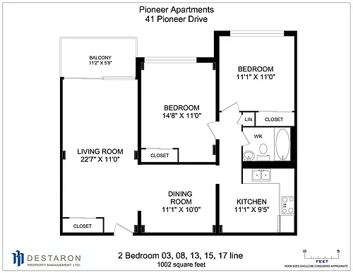 Floor plan 203