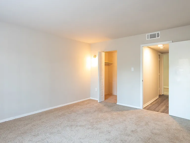 A bedroom in the Garden Unit