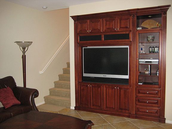 build-in entertainment center