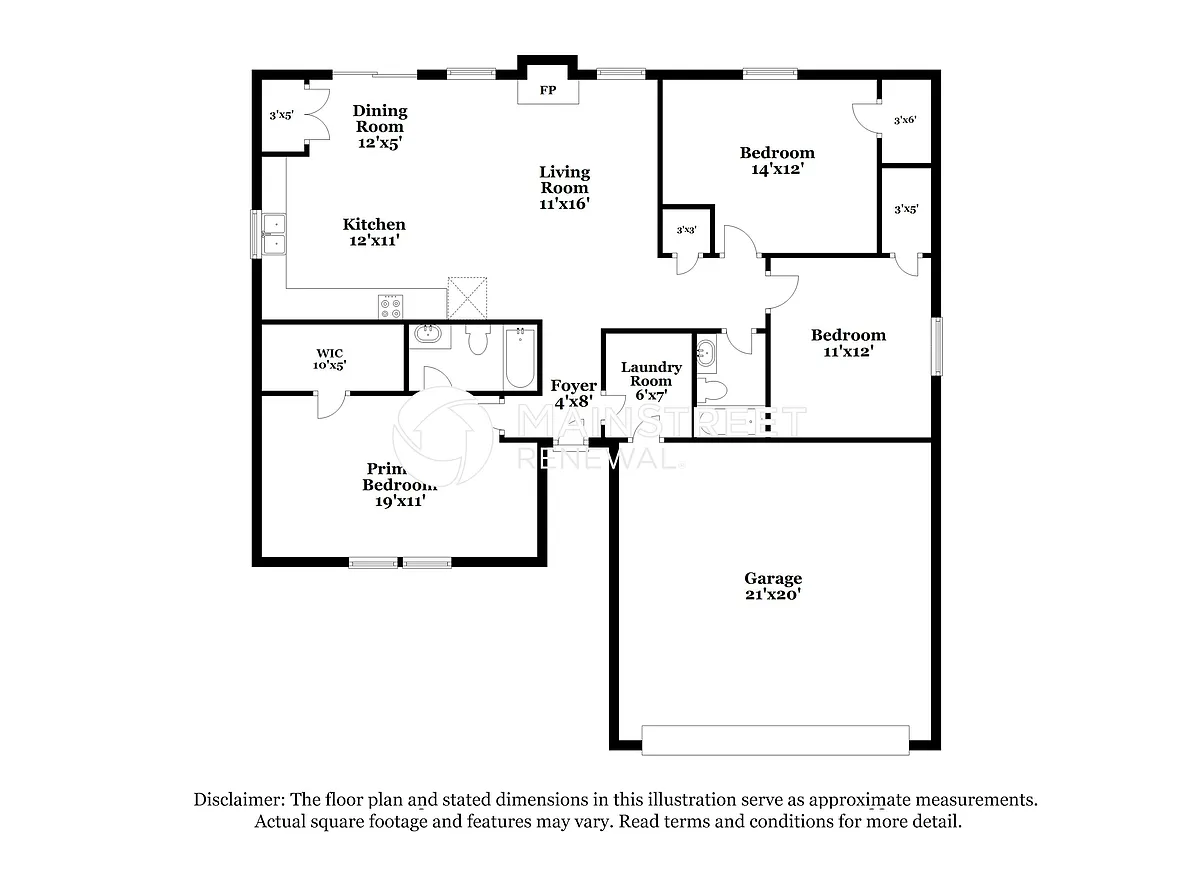 Floor Plan - 5671 Prestonwood Ct