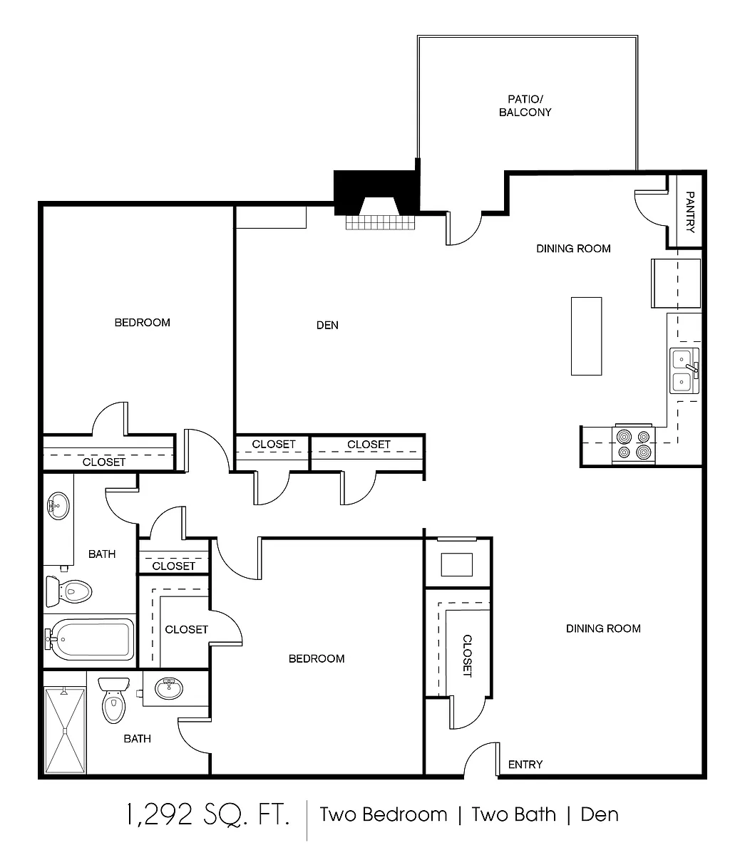 Floor plan B3B