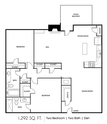 Floor plan B3B