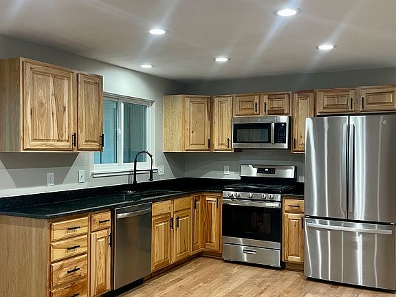 Kitchen with new appliances and countertops