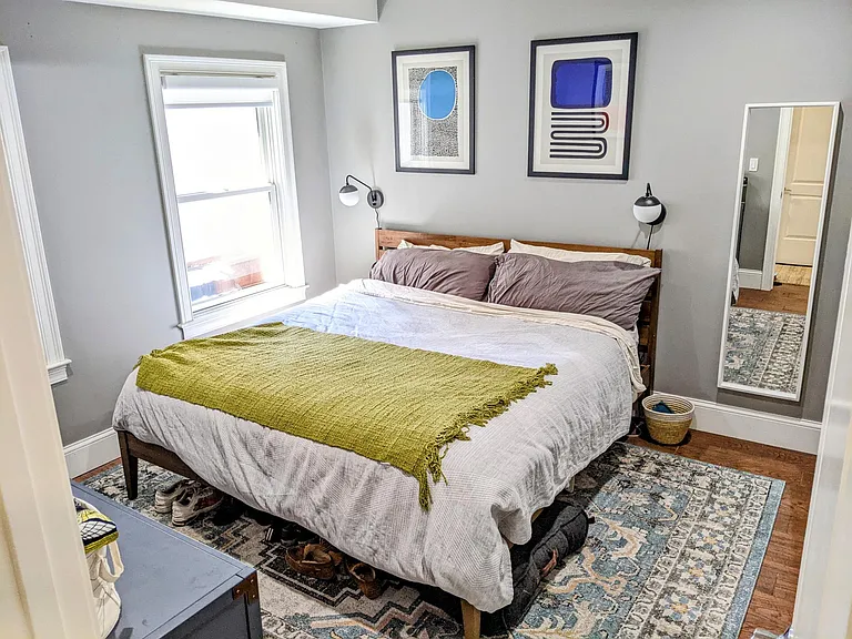 Master bedroom with ensuite bathroom