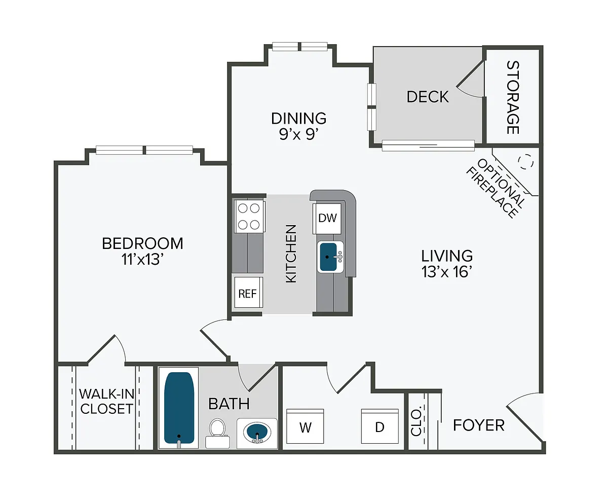 Floor plan Drayton