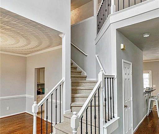 The elegant 2 story Entry is stunning!