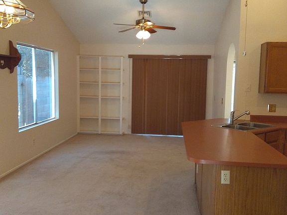 family living space, patio door