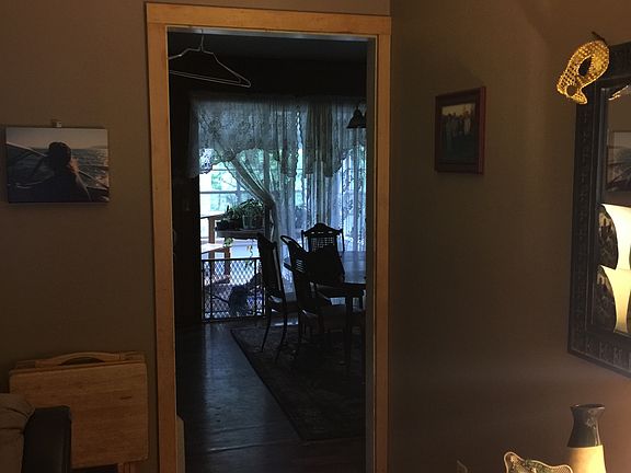 Living room has wood floors,