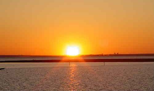 Evening Sunset from the Yacht Club