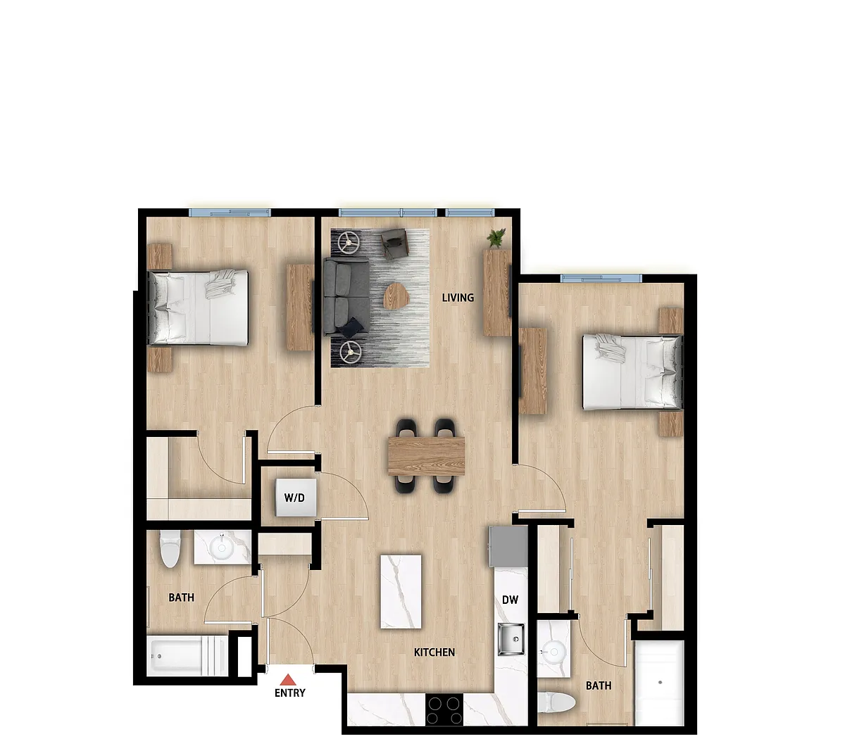Floor plan B6