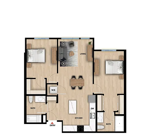 Floor plan B6