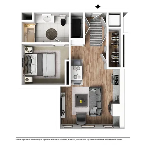 Floor plan Luxury Apartment - A2