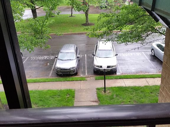 Reserved parking spot