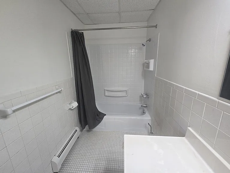 Updated full bathroom.