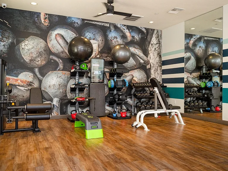 Fitness Center with Free Weights