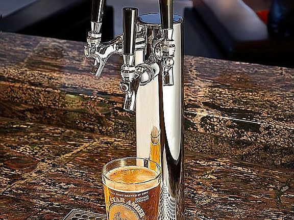 Beer on tap