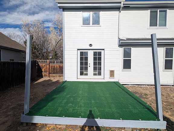 Deck patio for Cook out