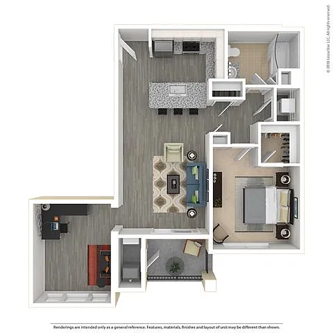 Floor plan A3 (WITH DEN) The Bar Harbor