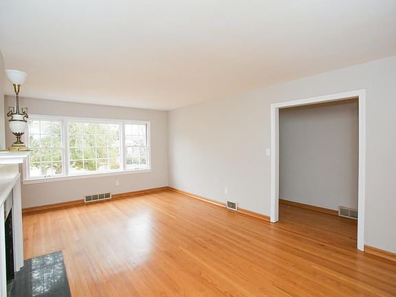 Living room and entry hall