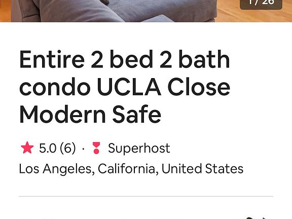 Once a 5 Star Airbnb.