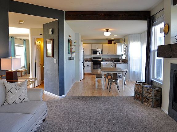 Living Room into Kitchen