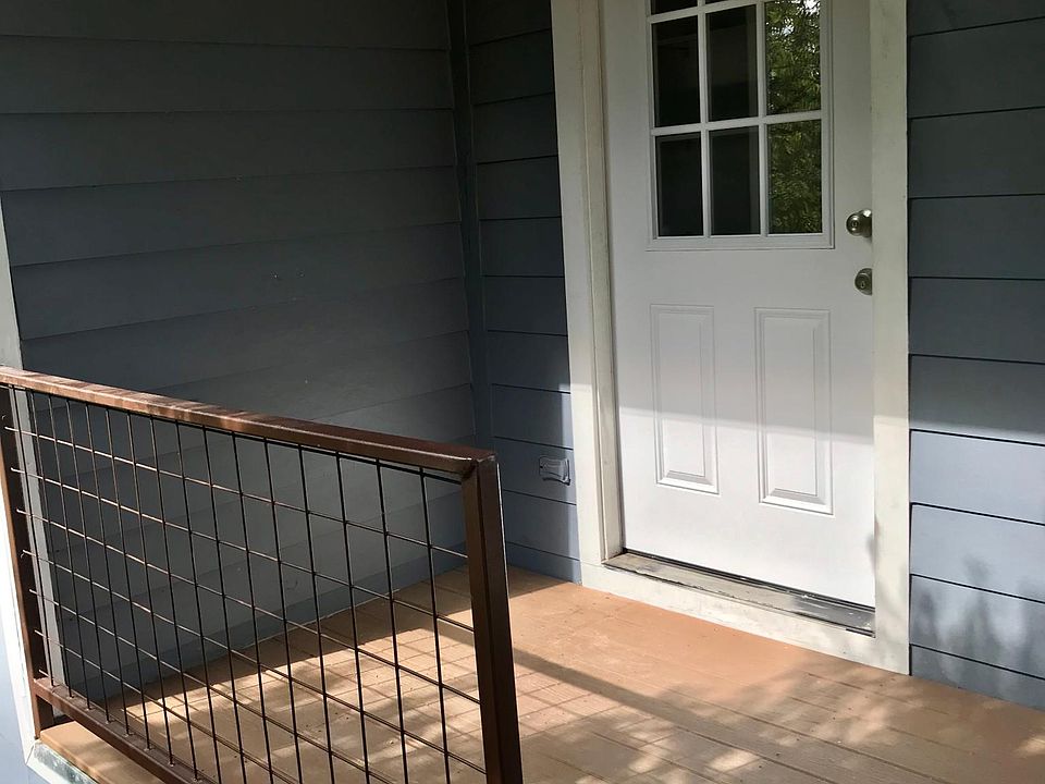Front porch entry on second floor