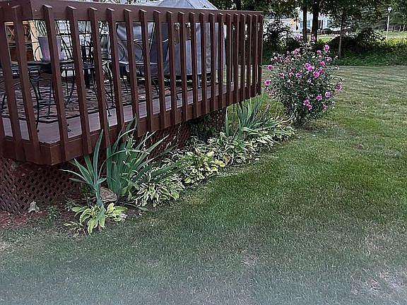 Another view of deck