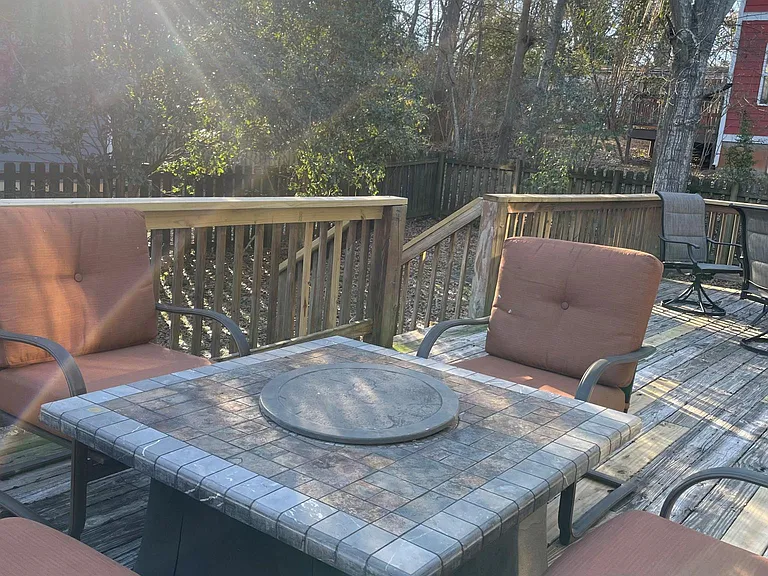 Back Deck (firepit not included)