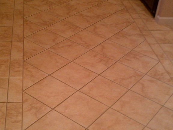 Custom tile in Kitchen