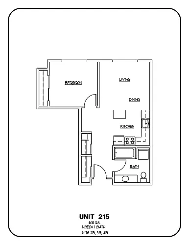Floor plan 1 Bed