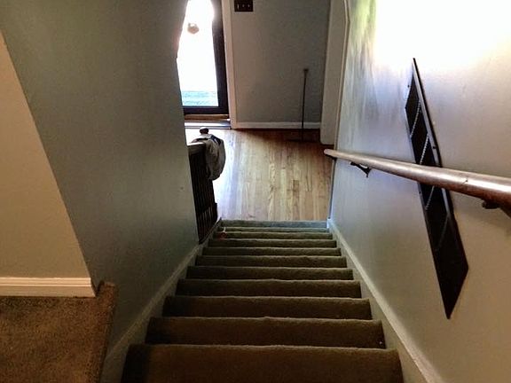 upstairs