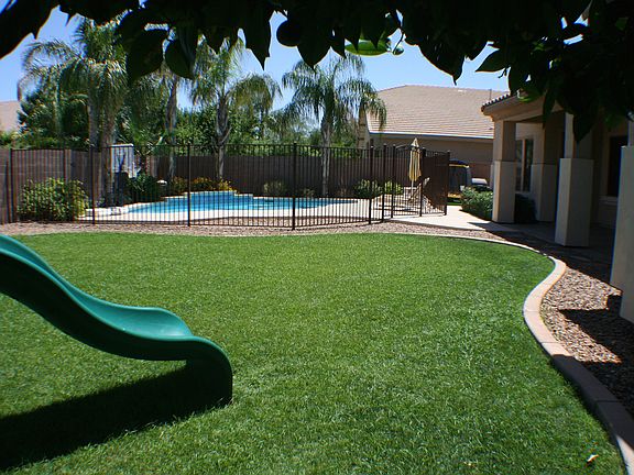 Large Grassy area & pool